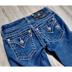 BUCKLE BKE - MISS ME - Designer Women's Embellished Size 23 Jeans - 24x30 - NWOT